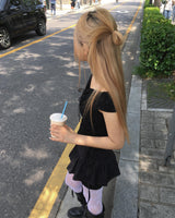 Rose shoulder top