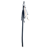 long plait keyring (black)