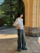 3 TAP Check Tweed Short Sleeve Jacket (2color)