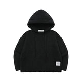 フォームニットフードTシャツ (2COLOR)