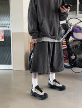 No.0637 pigment heavy hood & shorts SET (3color)