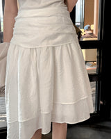 Prmiten unbalanced skirt