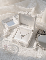 [fromis_9 Baek Jiheon Necklace] ムーンライトティアドロップカラーボーンネックレス