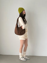 suede stud bag 