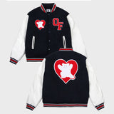 [UNISEX] Bear Heart Varsity Jacket