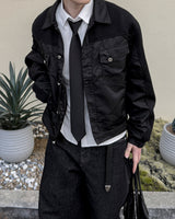 Duron Nylon Knit Trucker Jacket