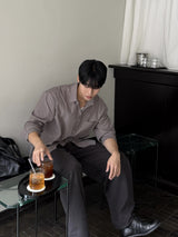 Bio cotton curved pants