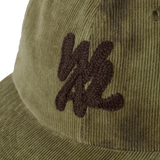 Tie Dye Corduroy Camp Cap - GREEN