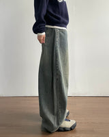 Simon Curved Denim Pants
