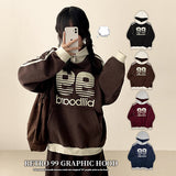 Choi 99 Billboard Graphic Track Line Color Matching Snaphoodie