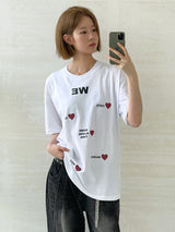 We Love ルーズフィットTシャツ