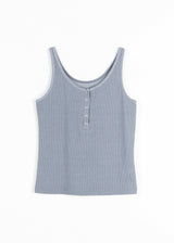 SNAP RIB SLEEVELESS