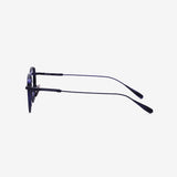 Knouun Round titanium glasses CODE. 102. B Navy