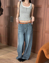 Layered lace sleeveless(4color)