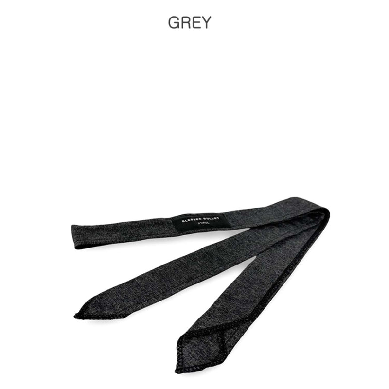 Label multi-tie scarf