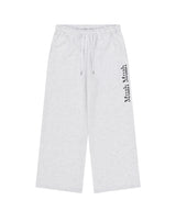 ロゴステッチワイドバンディングパンツ【セットアップアイテムあり】