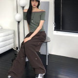 アンバランスアイレットナイロンツーウェイパンツ