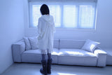 Bohem tassel button knit cape