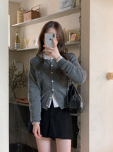 #AR Pendant Wool Raglan Knit Cardigan (8color)