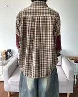 Elbow Patch Check Shirt