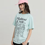 Maltese Crew Line Graphic Half Sleeve T-shirt