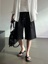 [SET] LMN Martin Air Cool Oversized Linen Shirt + Niel Air Cool Linen Bermuda Pants