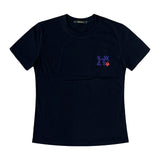 DOT HOLY LOGO SLIM FIT SHORT SLEEVE TEE_BLACK&NAVY