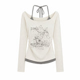 セリア ホルター レイヤード Tシャツ