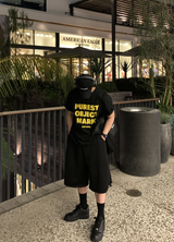 Look Number Purest Lettering Print Overfit Short Sleeve