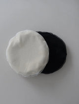 シフォンレイヤードツイードベレット(WHITE, BLACK 2COLORS!)