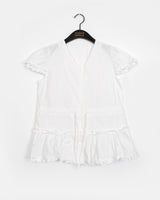 Chiring Frill Drawstring Blouse