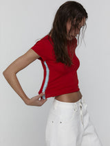 Lace Baby T-Shirts_Red