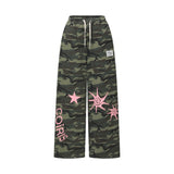 GRIME SET-UP CAMO WIDE BANDING PANTS UNISEX