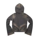 EPL BROWN WAXED HOODZIP