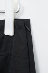 Button Mini Skirt (Black)