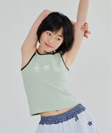 DOODLE SLEEVELESS - GREEN