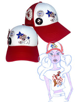 Lucky kitty Button Cap