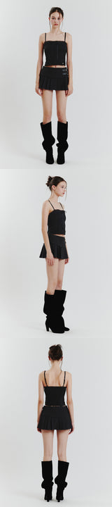 CHARLOTTE LACE TOP black