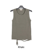 Redin Damage Ribbed Sleeveless