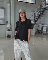 Athletic Semi-Cropped Short Sleeve T-shirt