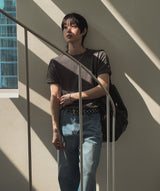 リアン マッスルフィット リブ ショートスリーブ Tシャツ