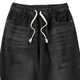 25SS デストロイデニムバドパンツ ブラック