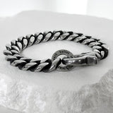 ss-ブラックラインLカーブブレスレット_13mm