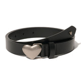 BL001 Heart Women's Leather Belt 22 mm (2 Colors)