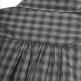 SHIRRING VOLUME CHECK SHIRT