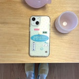 [MADE] [Jelly Hard Case] 四つ葉のクローバーを見つけた!