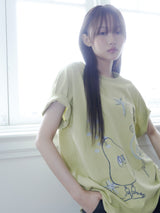 クレヨンフルーツTシャツ (ペアオリーブ)