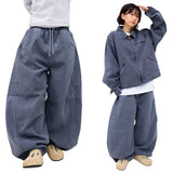 ピグメントシームバルーンワイドパンツ