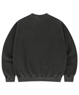 GRUNGE SLOGAN PIGMENT SWEATSHIRT
