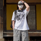Oversized Fit Olympia Printed Short Sleeve Tee